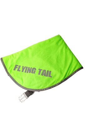 Flying Tail Dog 3XL High-Visibility Neon Green Reflective Safety Cooling Vest